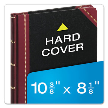 Boorum & Pease® Extra-durable Bound Book, Single-page 5-column Accounting, Black-maroon-gold Cover, 10.13 X 7.78 Sheets, 150 Sheets-book freeshipping - TVN Wholesale